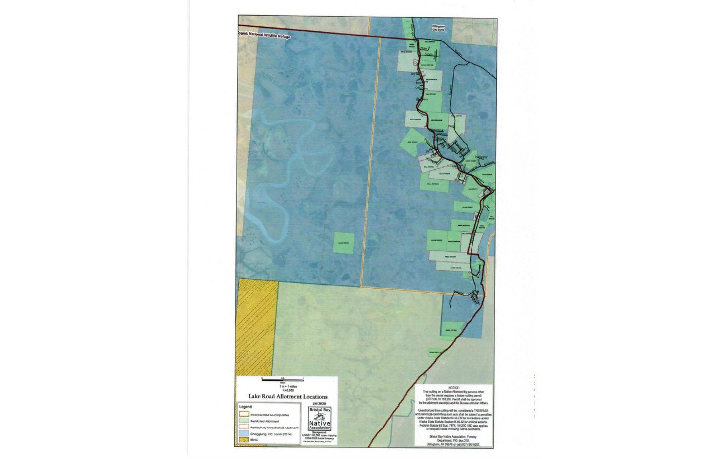 Preview of Kanakanak Land Ownership Map