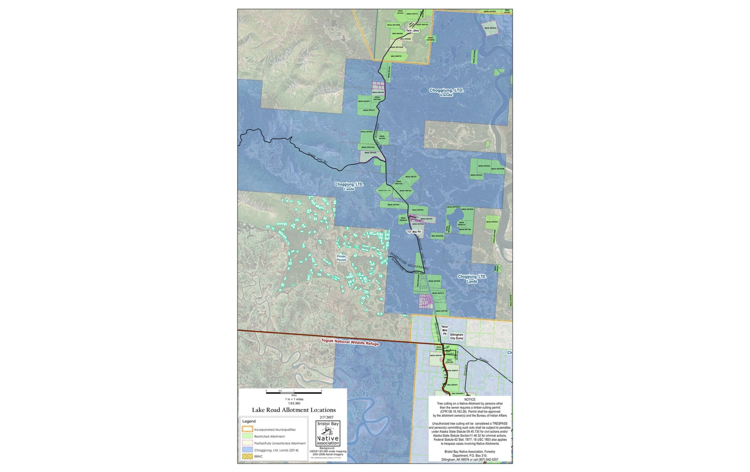 Preview of Lake Road Land Ownership Map