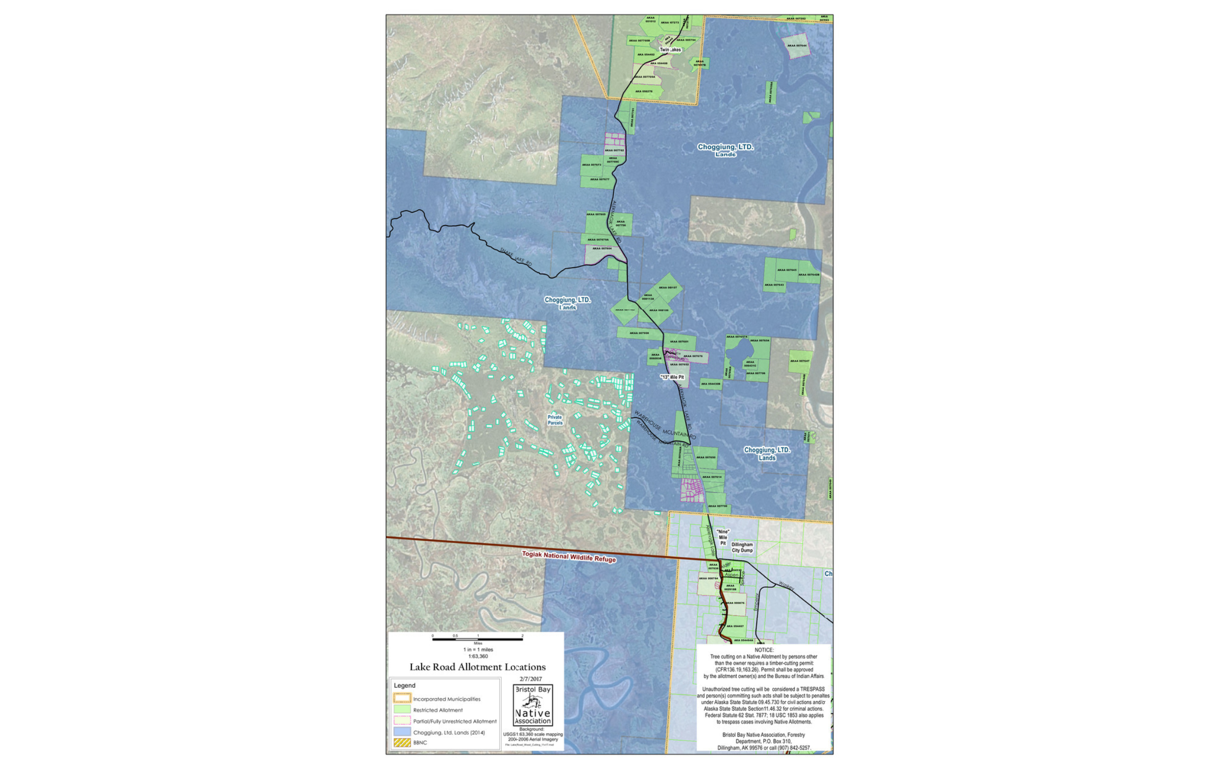 Preview of Lake Road Land Ownership Map