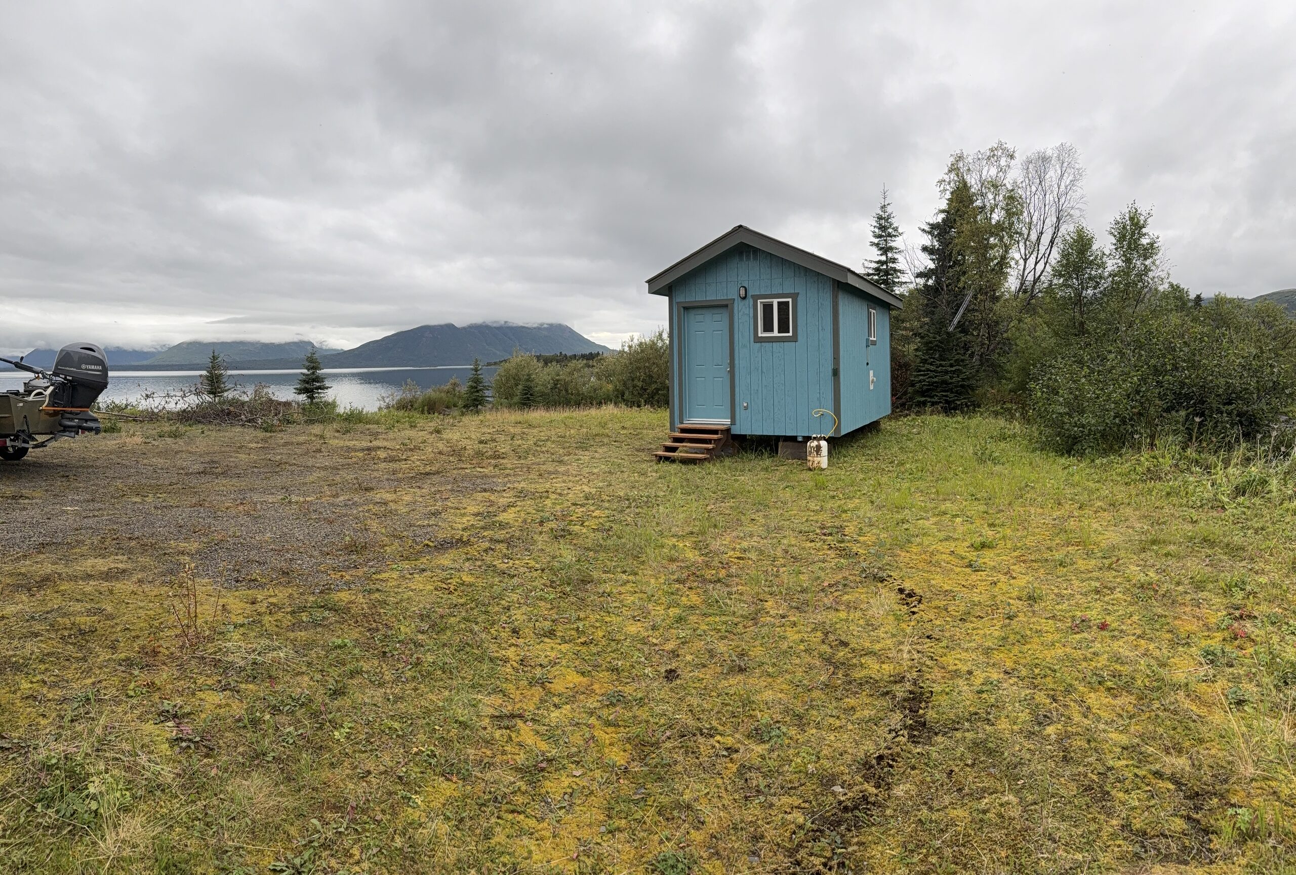 Blue Cabin at Snake Lake